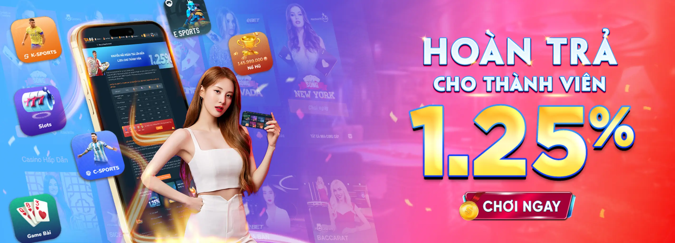 Hoàn Trả 1.25% PC